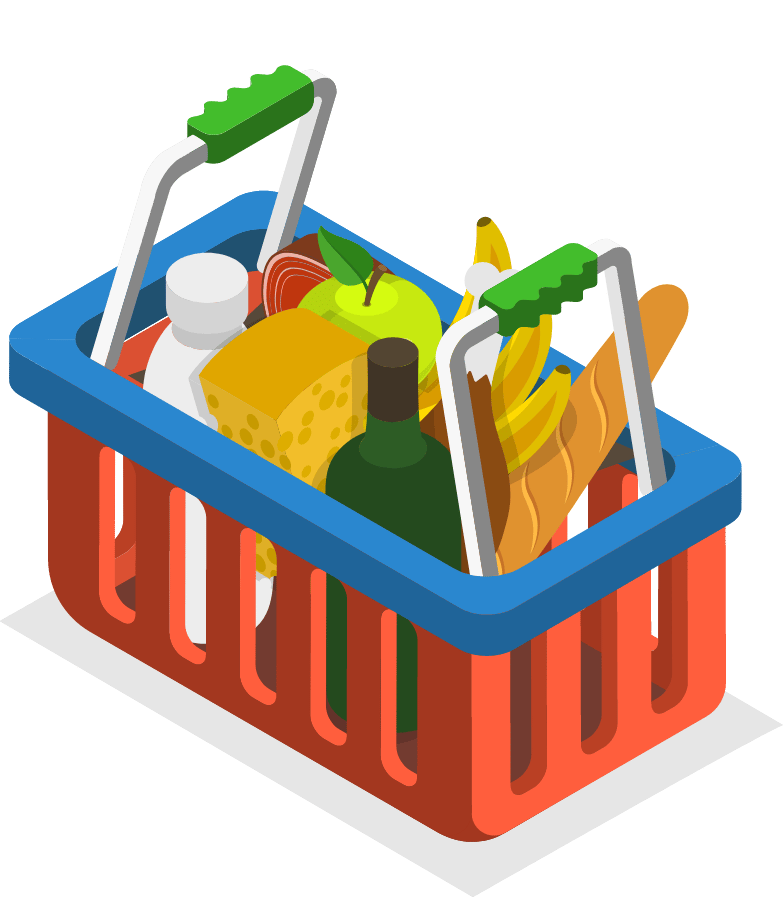 Image of a grocery basket